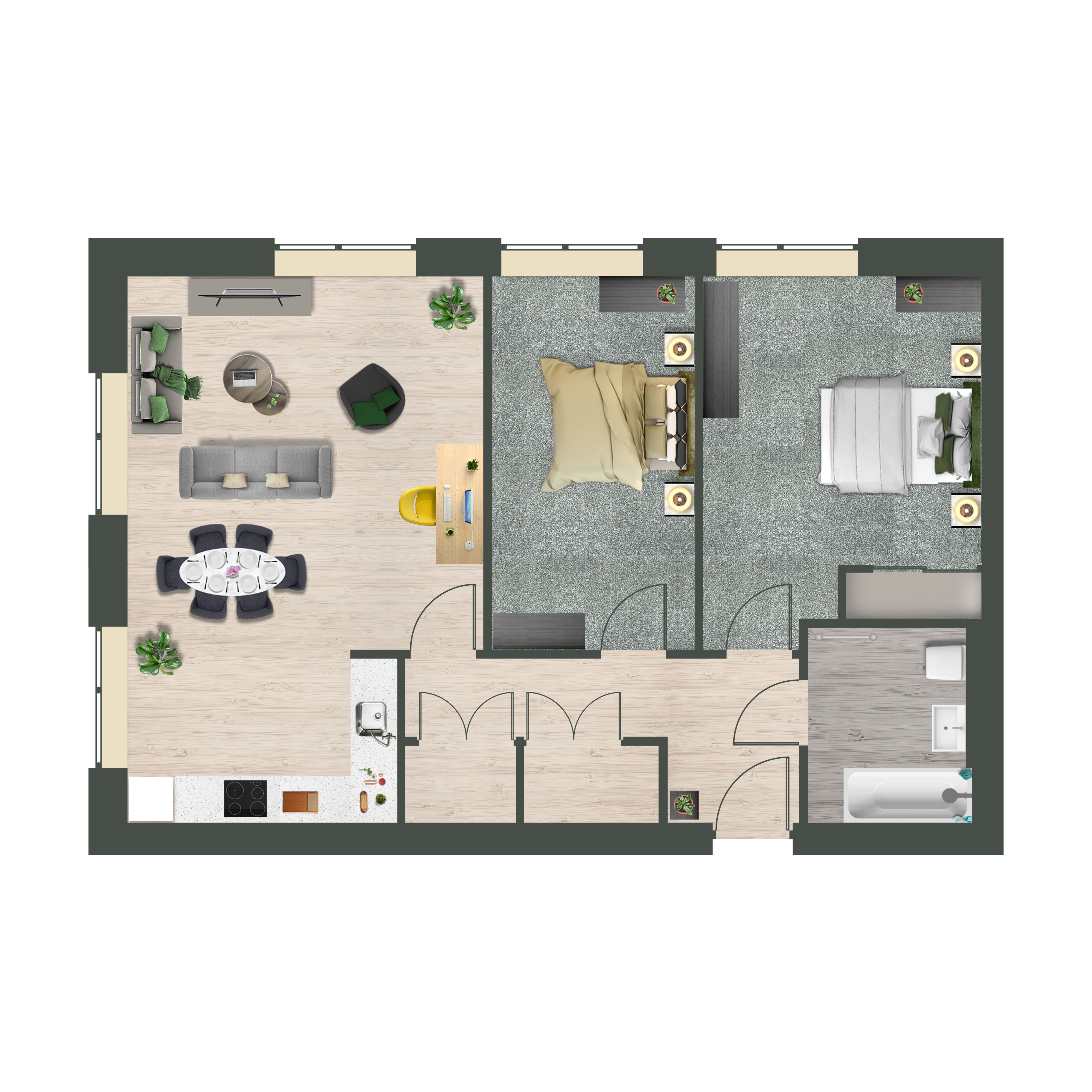 2.1-bed apartment (left living).jpg